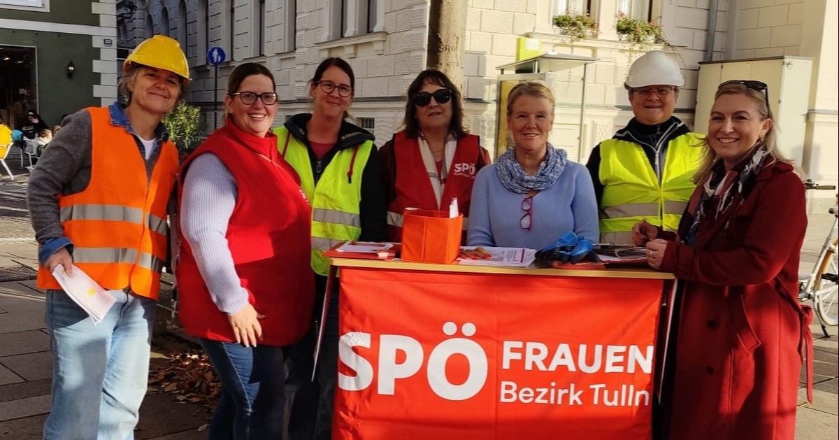 - © v.l.n.r. Nicole Hörner, Sabrina Felber, Katharina Mießkes-Pichler, Annemarie Hahn, Sabina Gösker, Gabriele Zeman, LAbg. Doris Hahn